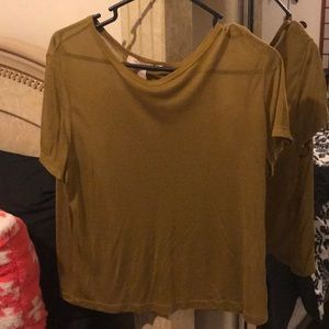 FOREVER 21 CROPTOP // T-SHIRT